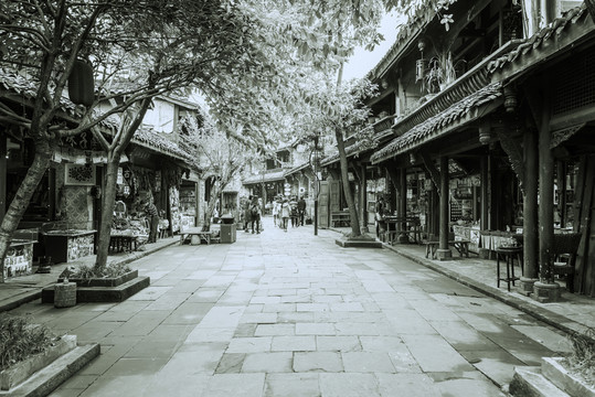 成都古鎮(zhèn)懷舊照片