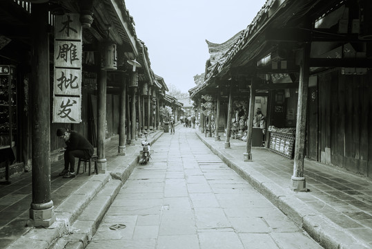 成都古鎮(zhèn)懷舊照片