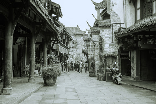 成都古鎮(zhèn)懷舊照片