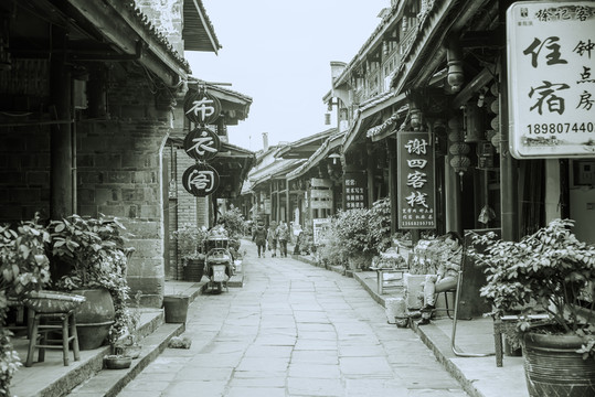 成都古鎮(zhèn)懷舊照片