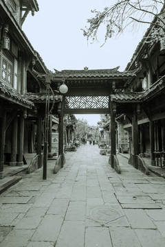 成都古鎮(zhèn)懷舊照片