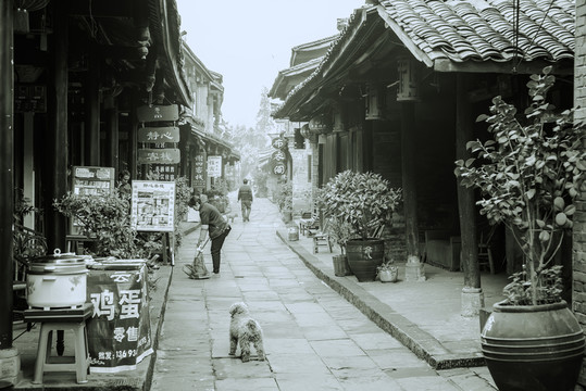 四川古鎮(zhèn)懷舊照片