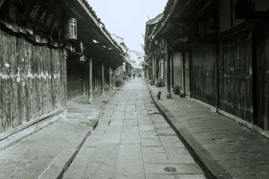 四川古鎮(zhèn)懷舊照片