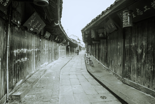 四川古鎮(zhèn)懷舊照片
