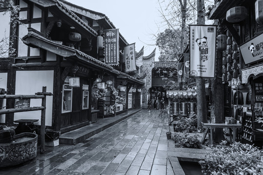 成都古鎮(zhèn)懷舊照片
