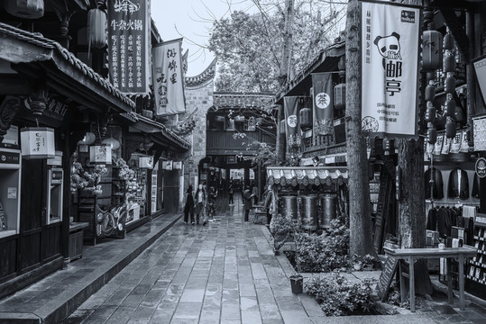 成都古鎮(zhèn)懷舊照片