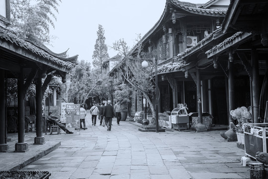 四川古鎮(zhèn)懷舊照片