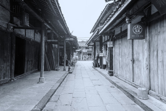 四川古鎮(zhèn)懷舊照片