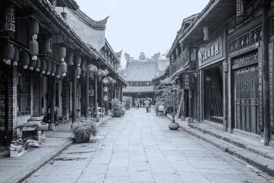 四川古鎮(zhèn)懷舊照片