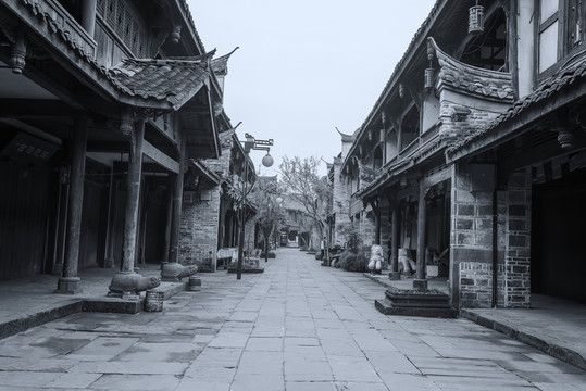 四川古鎮(zhèn)懷舊照片