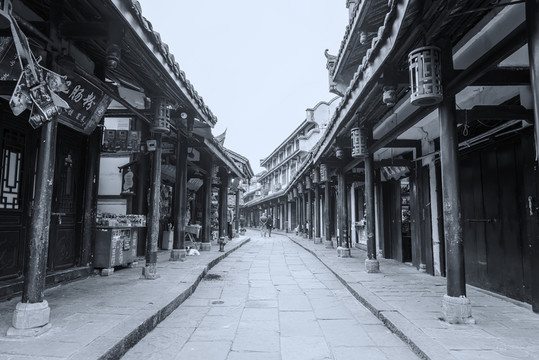 四川古鎮(zhèn)懷舊照片
