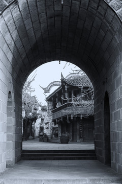 四川古鎮(zhèn)懷舊照片
