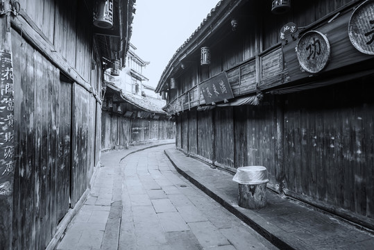 四川古鎮(zhèn)懷舊照片