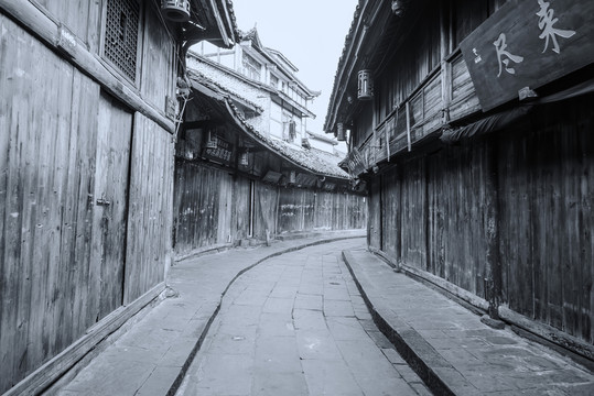 四川古鎮(zhèn)懷舊照片