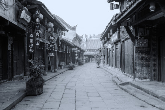 四川古鎮(zhèn)懷舊照片
