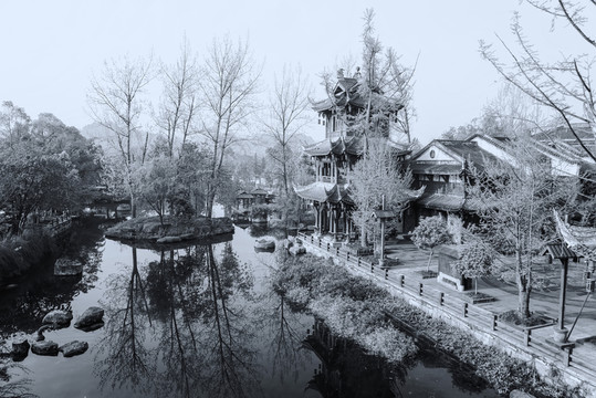 四川古鎮(zhèn)懷舊照片