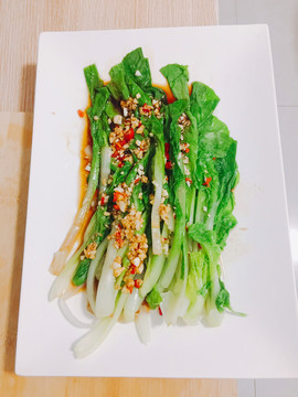 油臨青菜 油麥菜 蒜蓉青菜