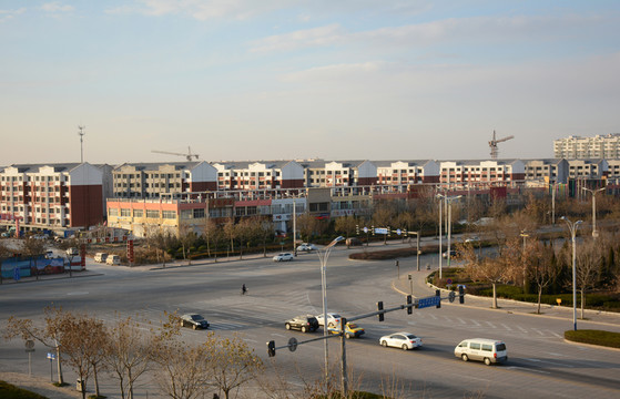 縣城街道路口