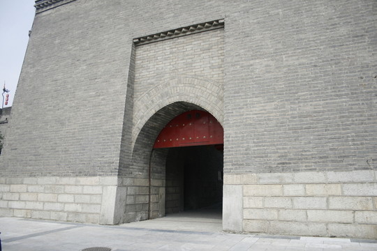 西安古鎮(zhèn)，吊橋和城墻