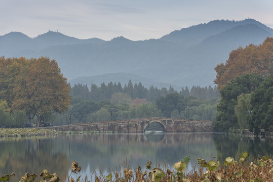 杭州西湖孤山西泠橋