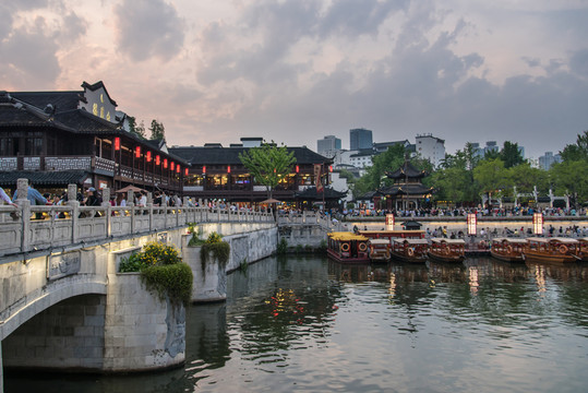 南京夫子廟夜景