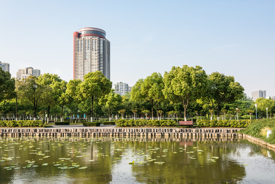 南京河西城市風光