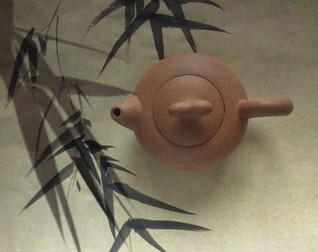 竹影壺