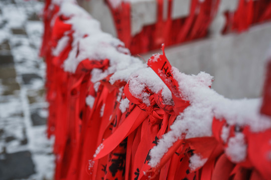 紅繩落雪