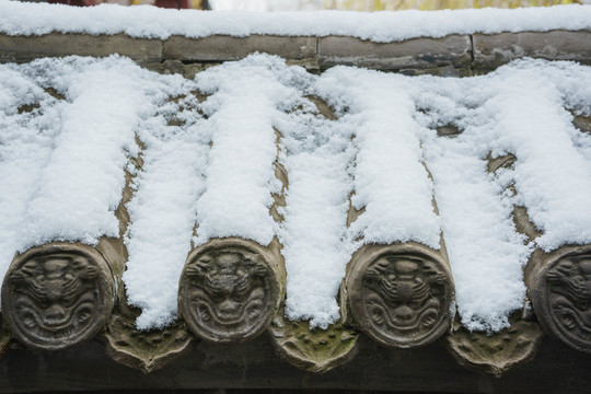 瓦當(dāng)落雪