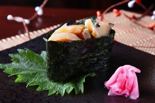 芥辣貝柱 軍艦