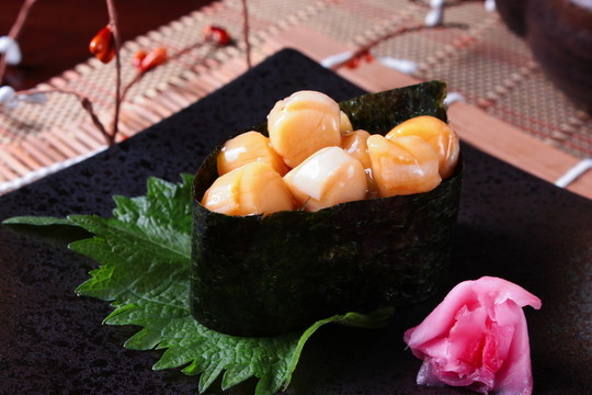 芥辣貝柱 軍艦