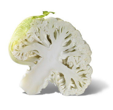 減半的菜花