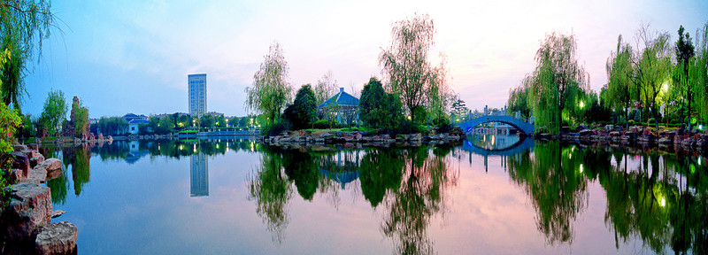 啟東市紫薇公園美麗風(fēng)光