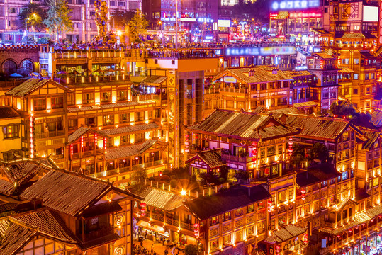 重慶洪崖洞夜景
