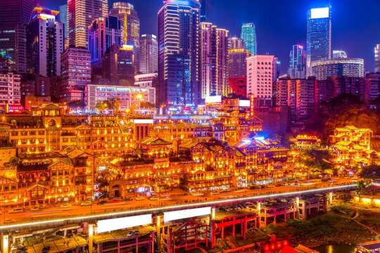 重慶洪崖洞夜景