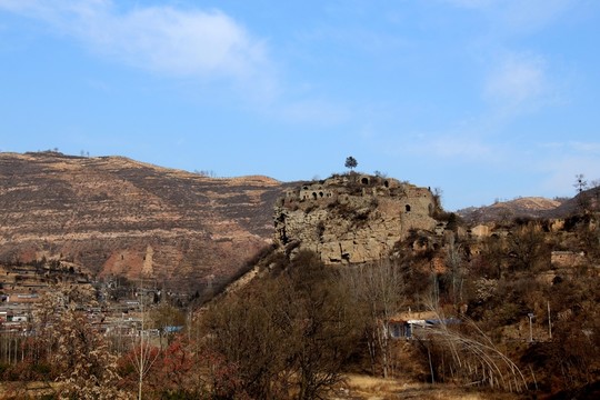 陜西韓城山頂老民居