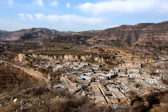 韓城桑樹坪山村