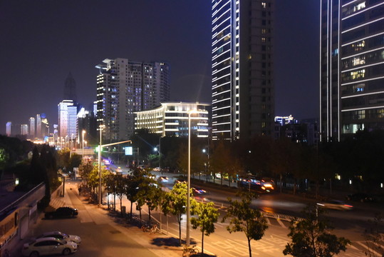 武漢沿江大道夜景