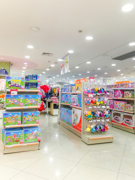童車專賣店櫥窗 兒童服裝專賣店