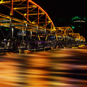 黃河夜景