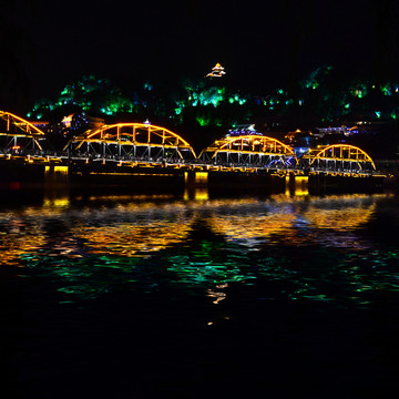 黃河夜景