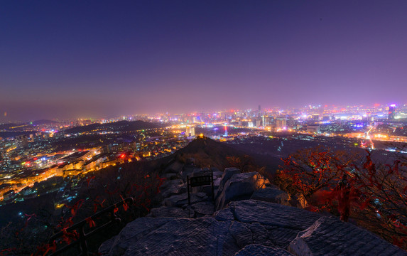 千佛山拍攝的濟(jì)南夜景 （25）