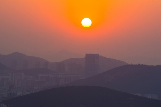 濟(jì)南日落 （14）