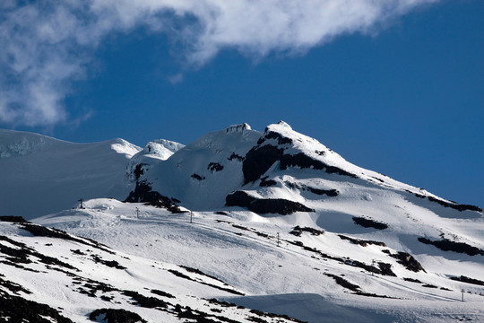 在湯加里羅國(guó)家公園登上ruapehu