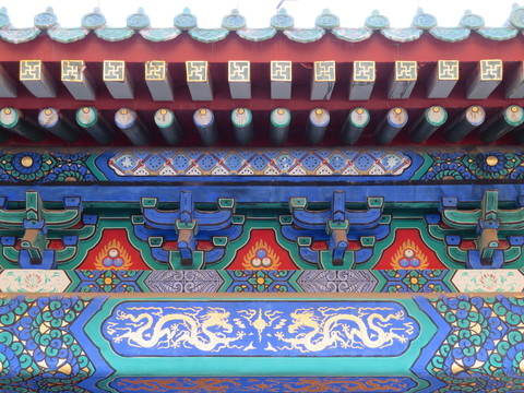 古建彩繪 古建屋檐