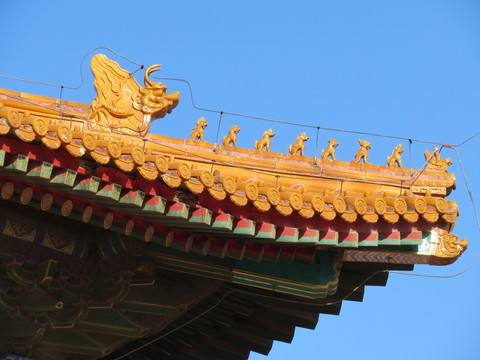 鴟吻 脊獸 古建屋脊