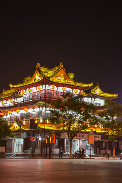 開封仿古建筑 開封夜景
