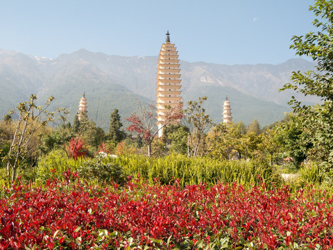 三塔，大理，中國
