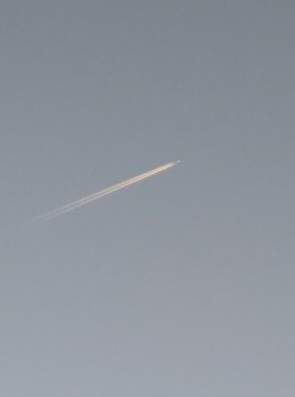 飛機 飛過西安天空 城市