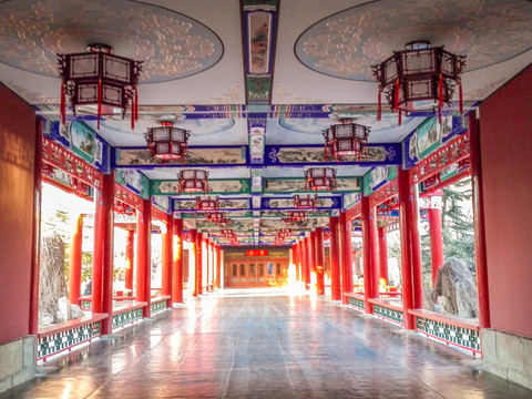 古建筑長廊